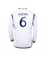 Real Madrid Nacho #6 Domácí Dres 2023-24 Dlouhý Rukáv